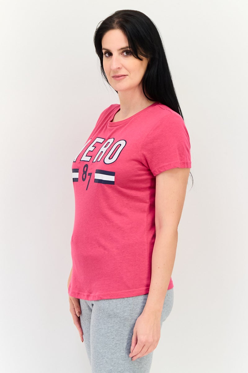 Aeropostale Women Sportswear Fit Short sleeves Training Top, Pink - Image 2